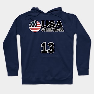 USA Volleyball #13 T-shirt Design Hoodie